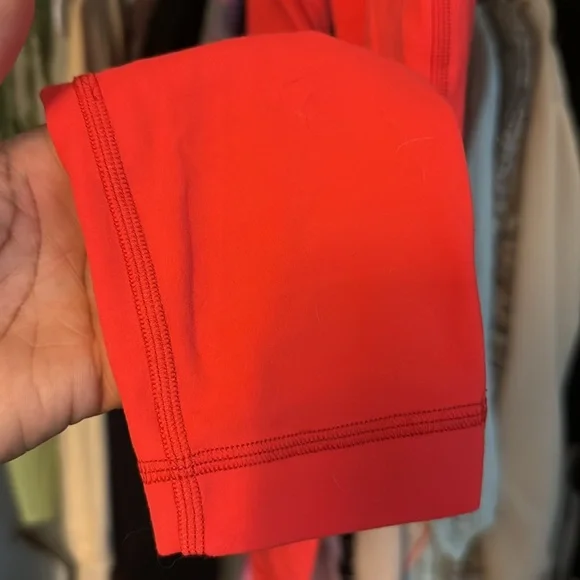 Lululemon BRIGHT Red Leggings - Picture 4 of 4